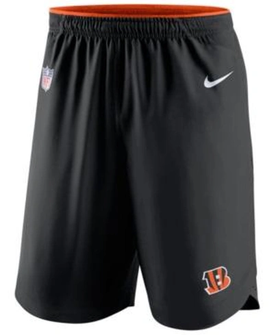 Shop Nike Men's Cincinnati Bengals Vapor Shorts In Black