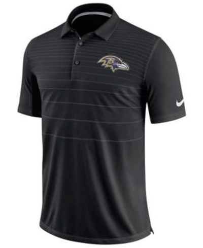 Shop Nike Men's Baltimore Ravens Early Season Polo In Black