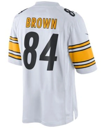Shop Nike Men's Antonio Brown Pittsburgh Steelers Game Jersey In White