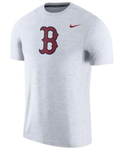 Shop Nike Men's Boston Red Sox Dri-fit Touch T-shirt In Birch