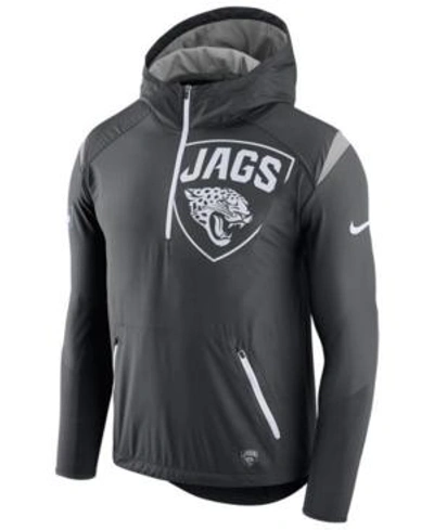 Shop Nike Men's Jacksonville Jaguars Lightweight Fly Rush Jacket In Anthracite