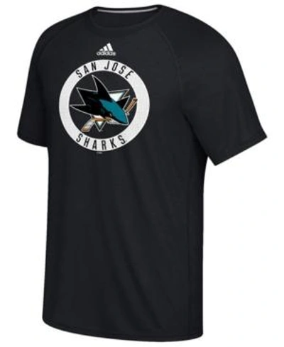 Shop Adidas Originals Adidas Men's San Jose Sharks Ultimate Practice T-shirt In Black