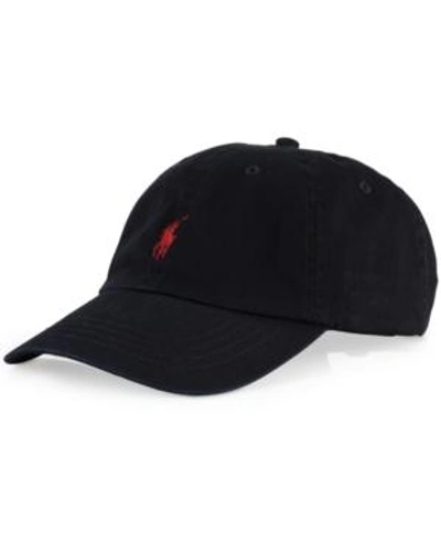Shop Polo Ralph Lauren Core Classic Sport Cap In Black Red