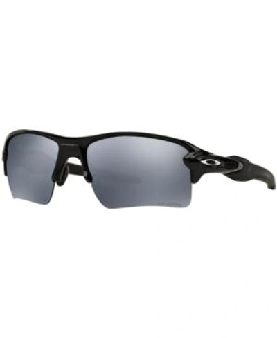Shop Oakley Flak 2.0 Xl Sunglasses, Oo9188 In Black Shiny/black Mirror Polar
