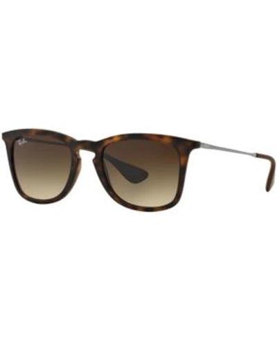 Shop Ray Ban Ray-ban Sunglasses, Rb4221 In Brown/brown Gradient