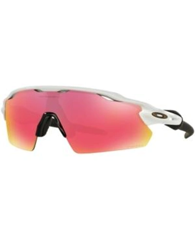 Shop Oakley Radar Ev Pitch Prizm Field Sunglasses, Oo9211 In White Shiny/grey