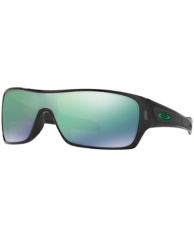Shop Oakley Turbine Rotor Sunglasses, Oo9307 In Grey/green Mirror