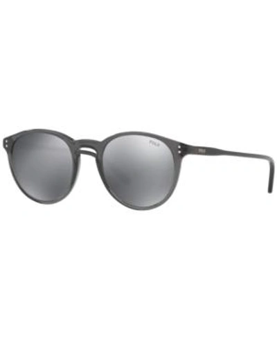 Shop Polo Ralph Lauren Sunglasses, Ph4110 In Black/grey Mirror