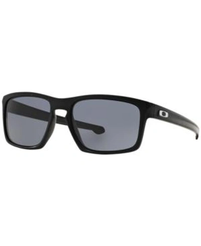 Shop Oakley Sliver Sunglasses, Oo9262 In Black Matte/grey