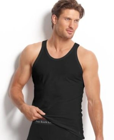 Shop Polo Ralph Lauren Men's Underwear, Slim-fit Cotton Jersey Tank 3 Pack In Assortment