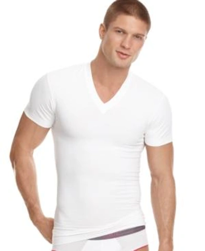Shop Gucci Men's Shapewear V-neck T-shirt In White