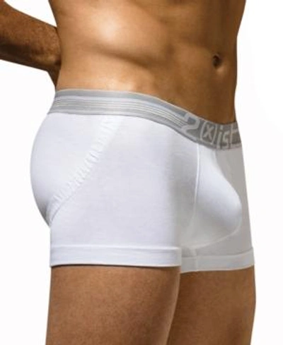 Shop 2(x)ist Men's Underwear, Dual Lifting Tagless Trunk In White