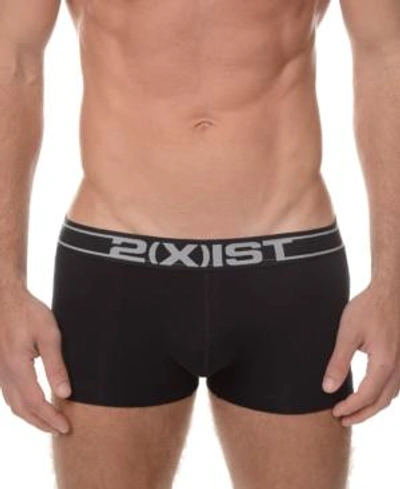 Shop 2(x)ist Men's Underwear, Dual Lifting Tagless Trunk In Black