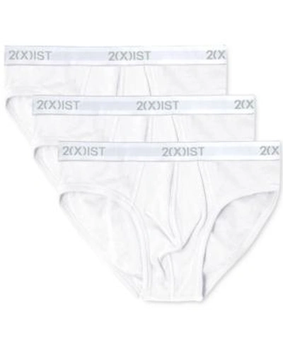 Shop 2(x)ist Men's Essential 3 Pack No Show Brief In White New