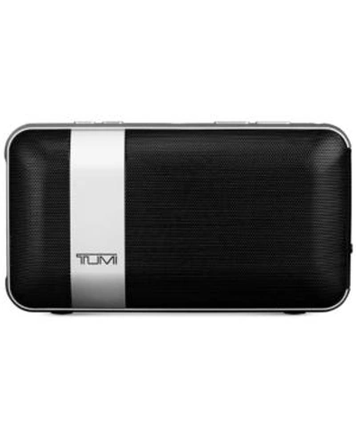 Shop Tumi Wireless Portable Speaker With Powerbank In Black W/s
