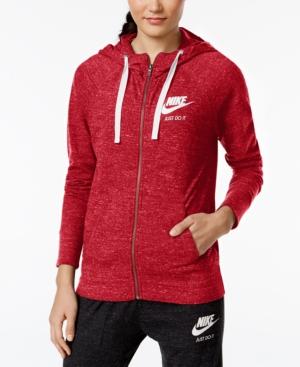 vintage red nike hoodie