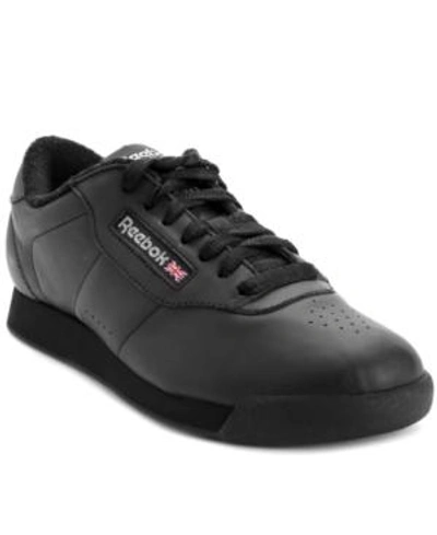 Shop Reebok Women's Princess Casual Sneakers From Finish Line In Black