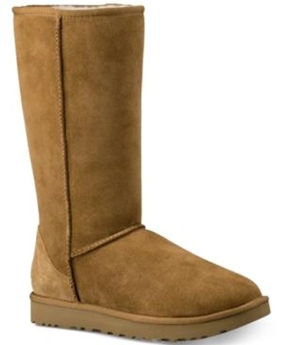 Ugg Classic Ii Tall Boot In Antelope, Women's At Urban Outfitters In Chestnut