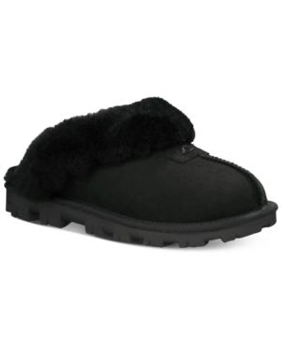 Shop Ugg Women's Coquette Slide Slippers In Black