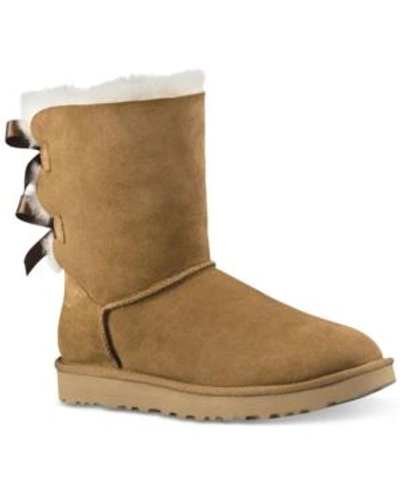 Ugg Women's Bailey Bow Ii Boots In Chestnut