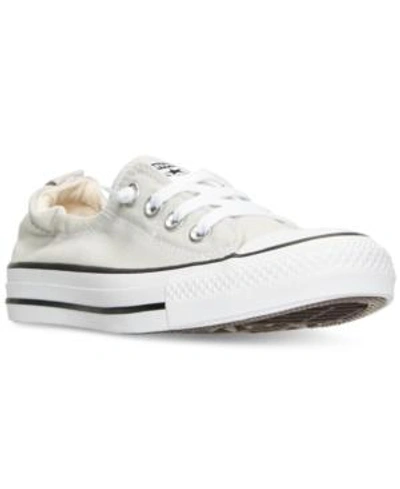 Shop Converse Women's Chuck Taylor Shoreline Casual Sneakers From Finish Line In Cloud Gray