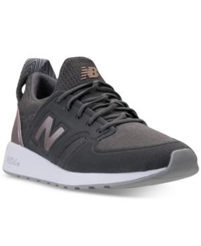 Shop New Balance Women's 420 Sweatshirt Casual Sneakers From Finish Line In Magnet/champagne