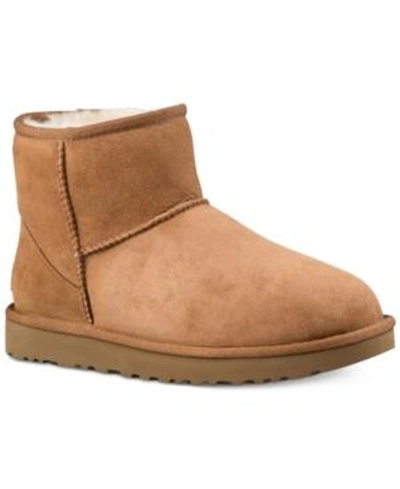 Shop Ugg Women's Classic Ii Mini Boots In Chestnut