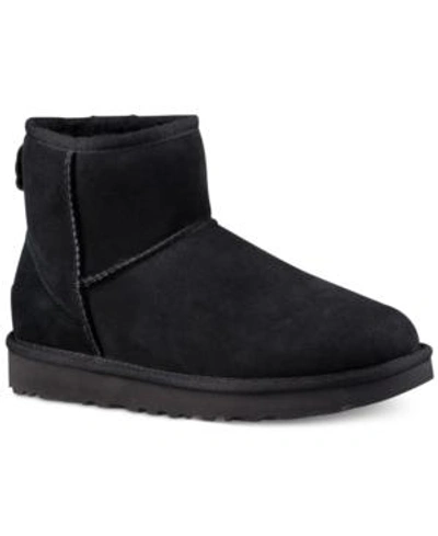 Ugg Classic Mini Ii Shearling Boots In Black