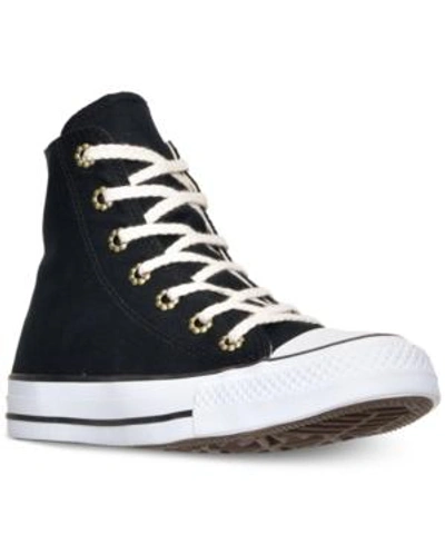 Shop Converse Women's Chuck Taylor Hi Aztec Print Casual Sneakers From Finish Line In Black/parchment/white