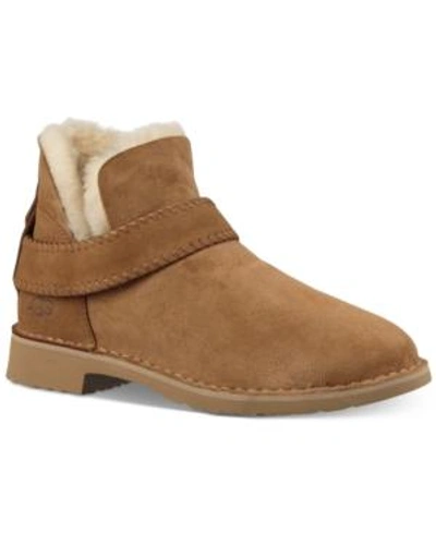 Shop Ugg Women's Mckay Ankle Booties In Chestnut