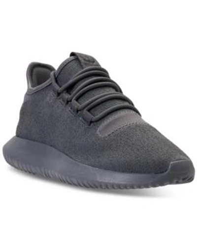 Shop Adidas Originals Adidas Women's Tubular Shadow Casual Sneakers From Finish Line In Grey/grey