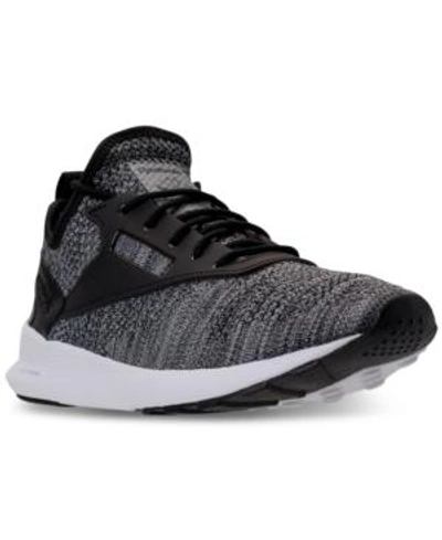 Shop Reebok Men's Zoku Runner Ism Casual Sneakers From Finish Line In Black/flint Grey/steel Wh