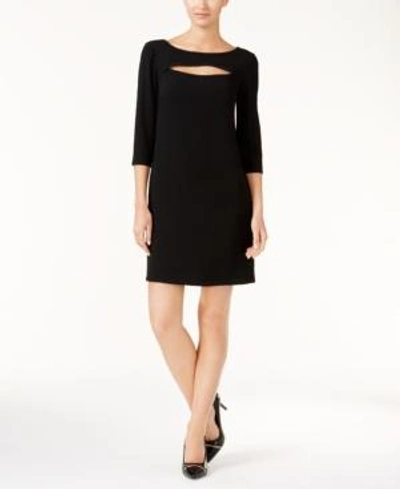 Shop Trina Turk Marlowe Cutout Dress In Black