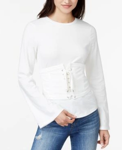 Shop Endless Rose Corset Top In Off White