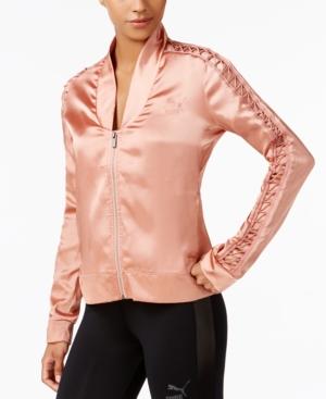 puma satin bomber jacket