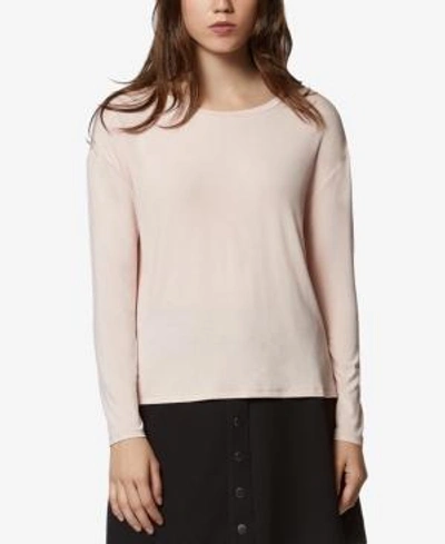 Shop Avec Les Filles Slit-back T-shirt In Les Filles Pink