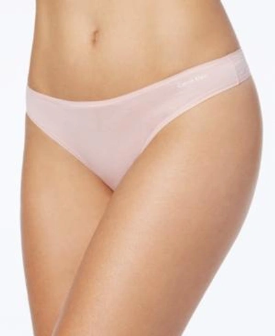 Shop Calvin Klein Cotton Form Thong Underwear Qd3643 In Connected