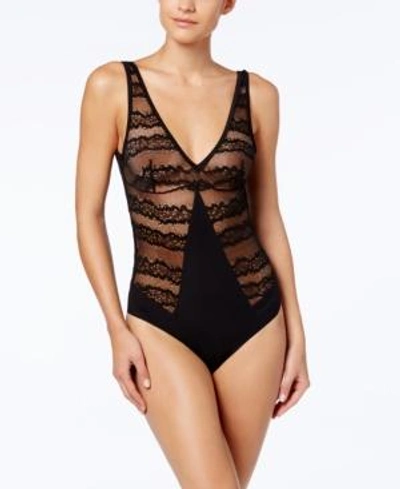 Shop Calvin Klein Electric Bodysuit Qf4051 In Black