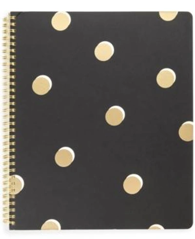 Shop Kate Spade New York Scatter Dot Large Notebook In Black