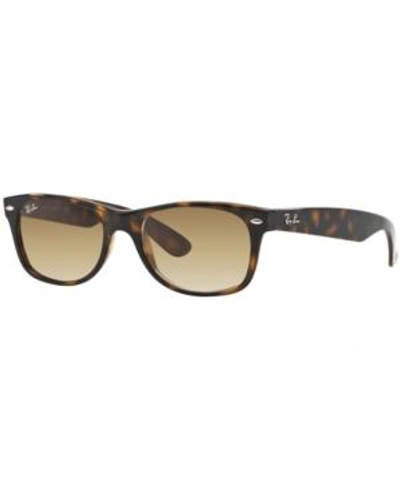 Shop Ray Ban Ray-ban New Wayfarer Sunglasses, Rb2132 58 In Tortoise/brown