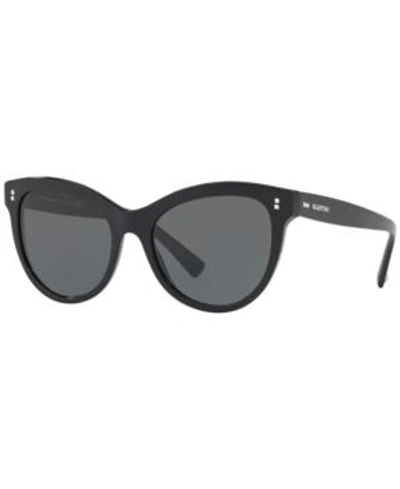 Shop Valentino Sunglasses, Va4013 In Black/grey