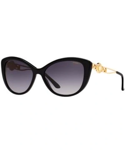 Shop Versace Polarized Sunglasses, Ve4295 In Black/grey Gradient Polar