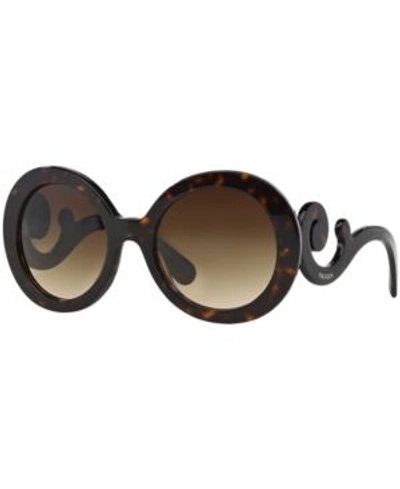 Shop Prada Sunglasses, Pr 27ns In Brown/brown