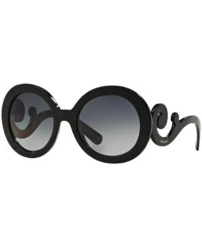 Shop Prada Pr 27ns In Black/grey Gradient Polar