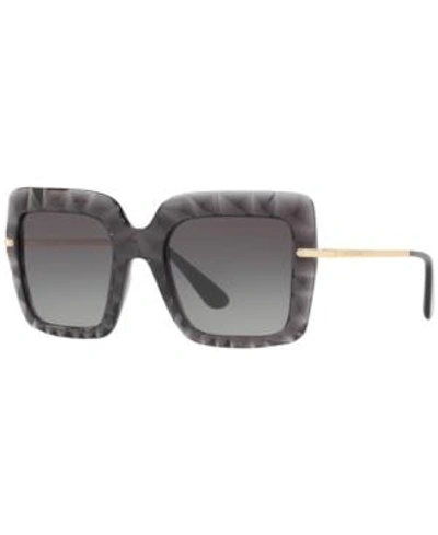 Shop Dolce & Gabbana Sunglasses, Dg6111 In Grey/grey Gradient