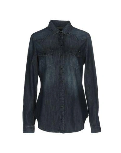 Shop Diesel Denim Shirt In Blue