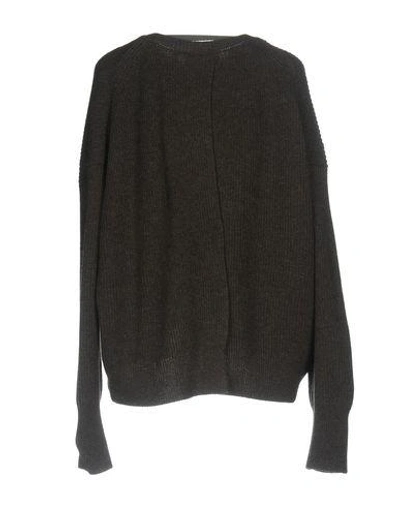 Shop Helmut Lang Sweaters In Steel Grey