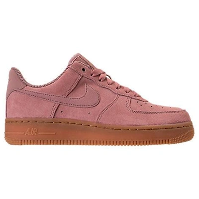 Shop Nike Women's Air Force 1 '07 Se Casual Shoes, Pink