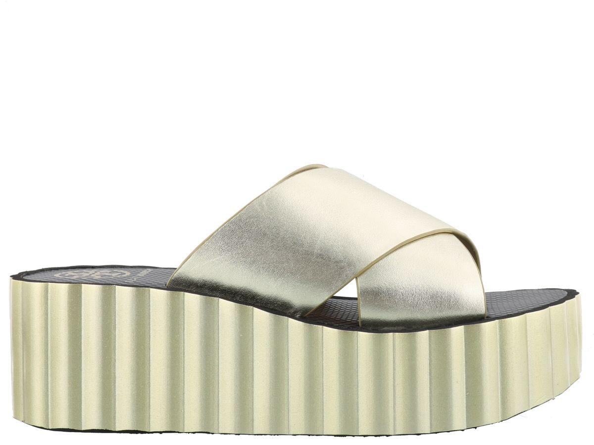 tory burch scallop wedge flip flop