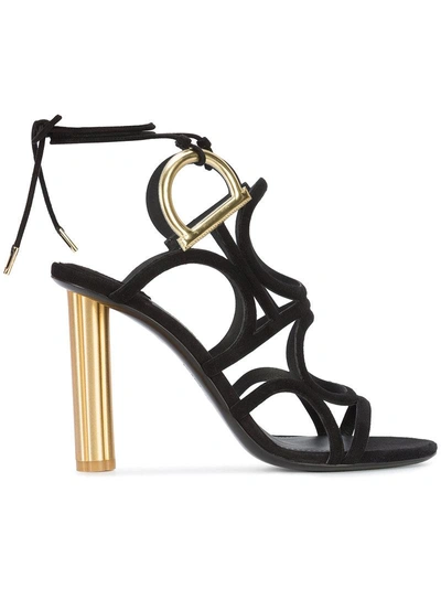 Shop Ferragamo Strap Gancio Sandals